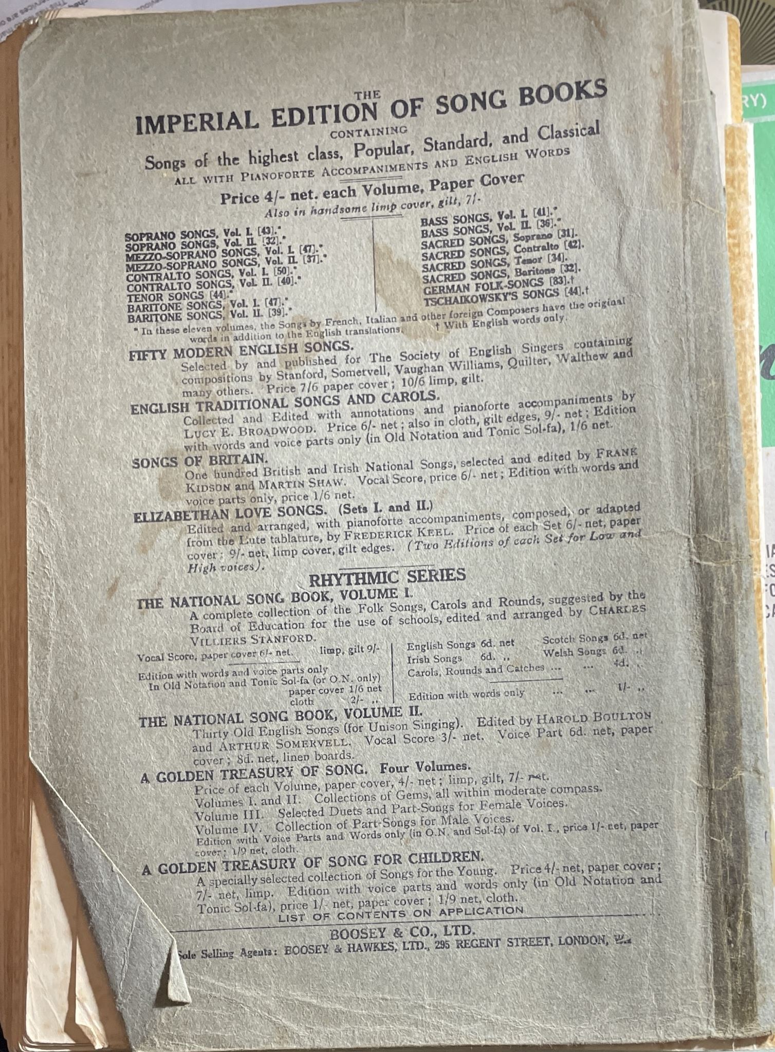 Soprano Songs Vol 1 Imperial Edition