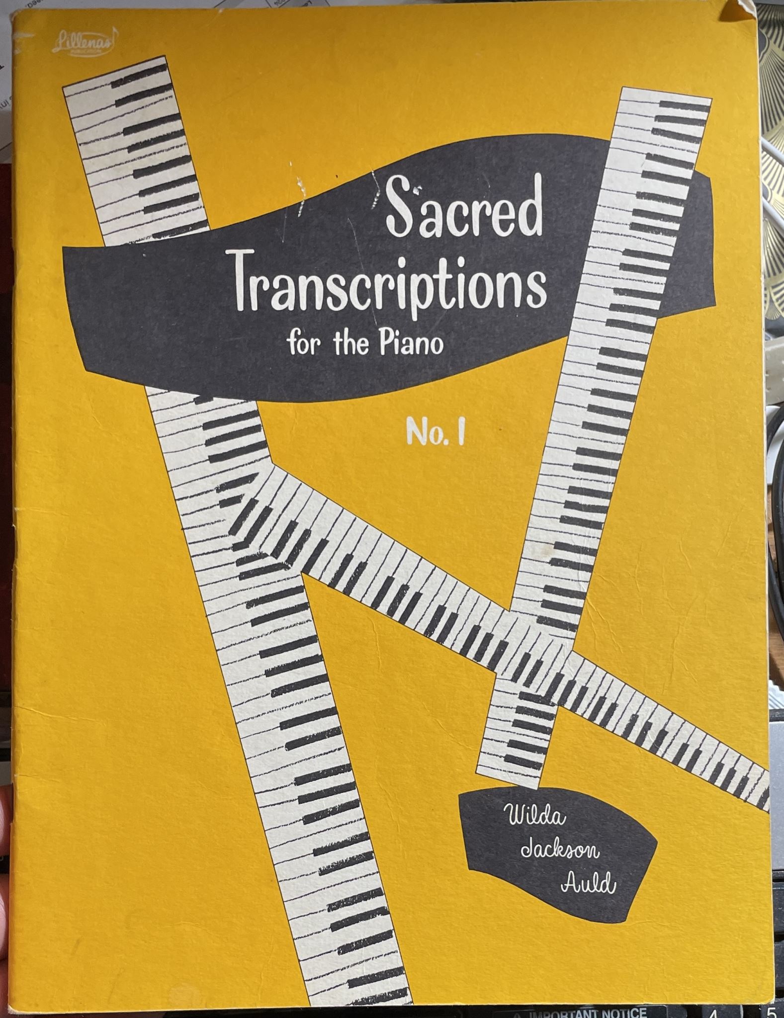 Sacred Transcriptions for the Piano Number 1