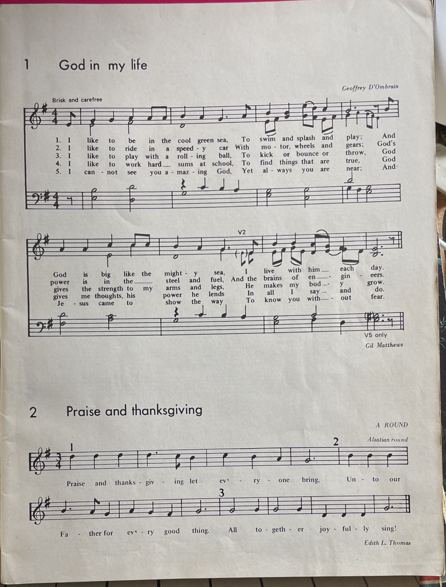 Songs for Worship 81 Songs, Hymns, Choruses and Rounds for children