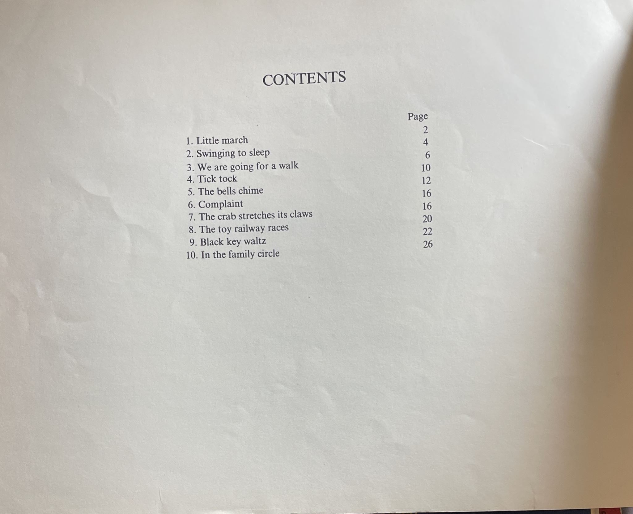Twenty Easy Piano Pieces for Four Hands I