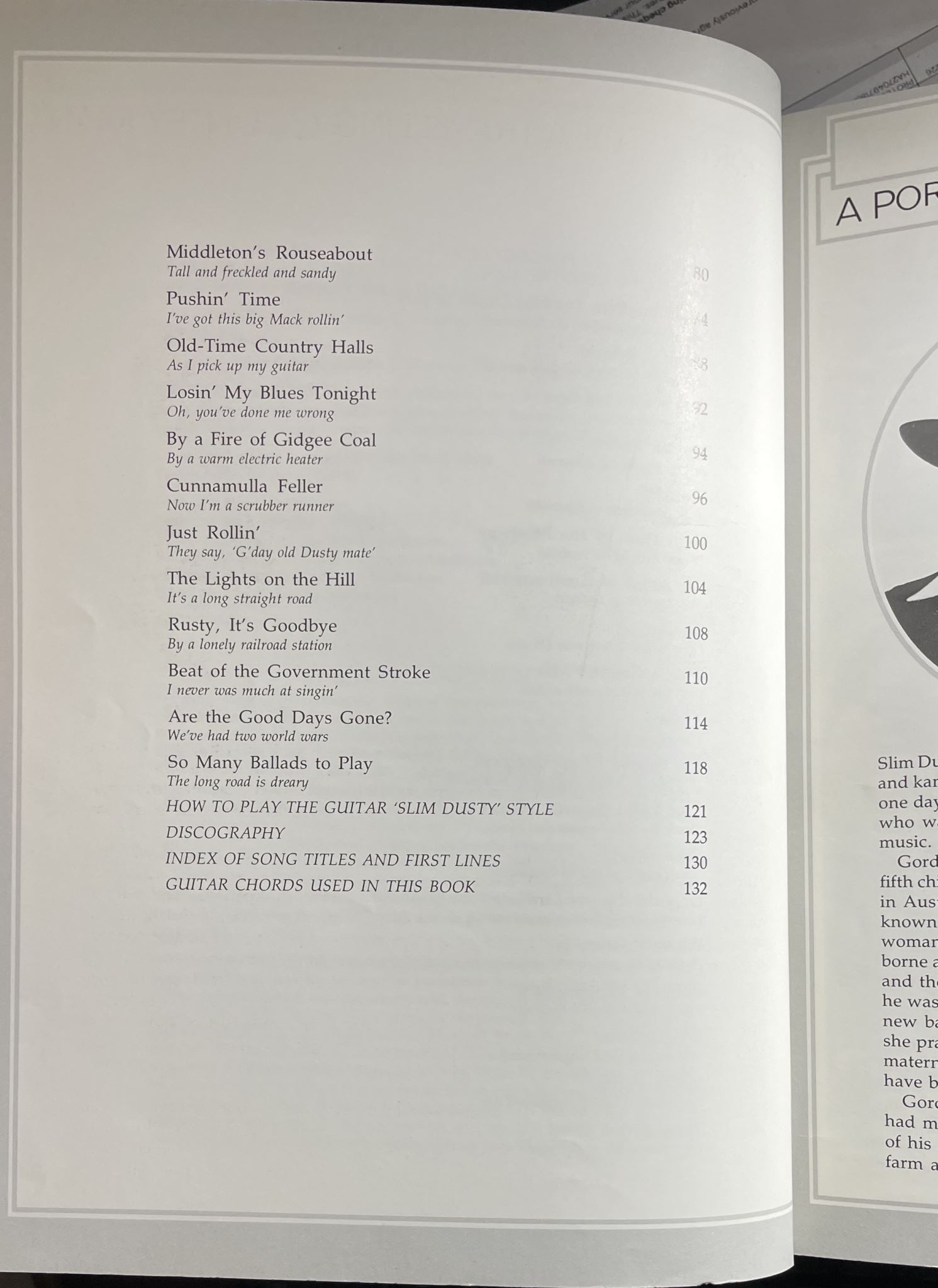 Slim Dusty Song Book His Greatest Songs