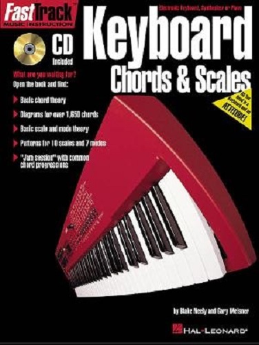 Fasttrack Keyboard Method Chords & Scales Book with CD