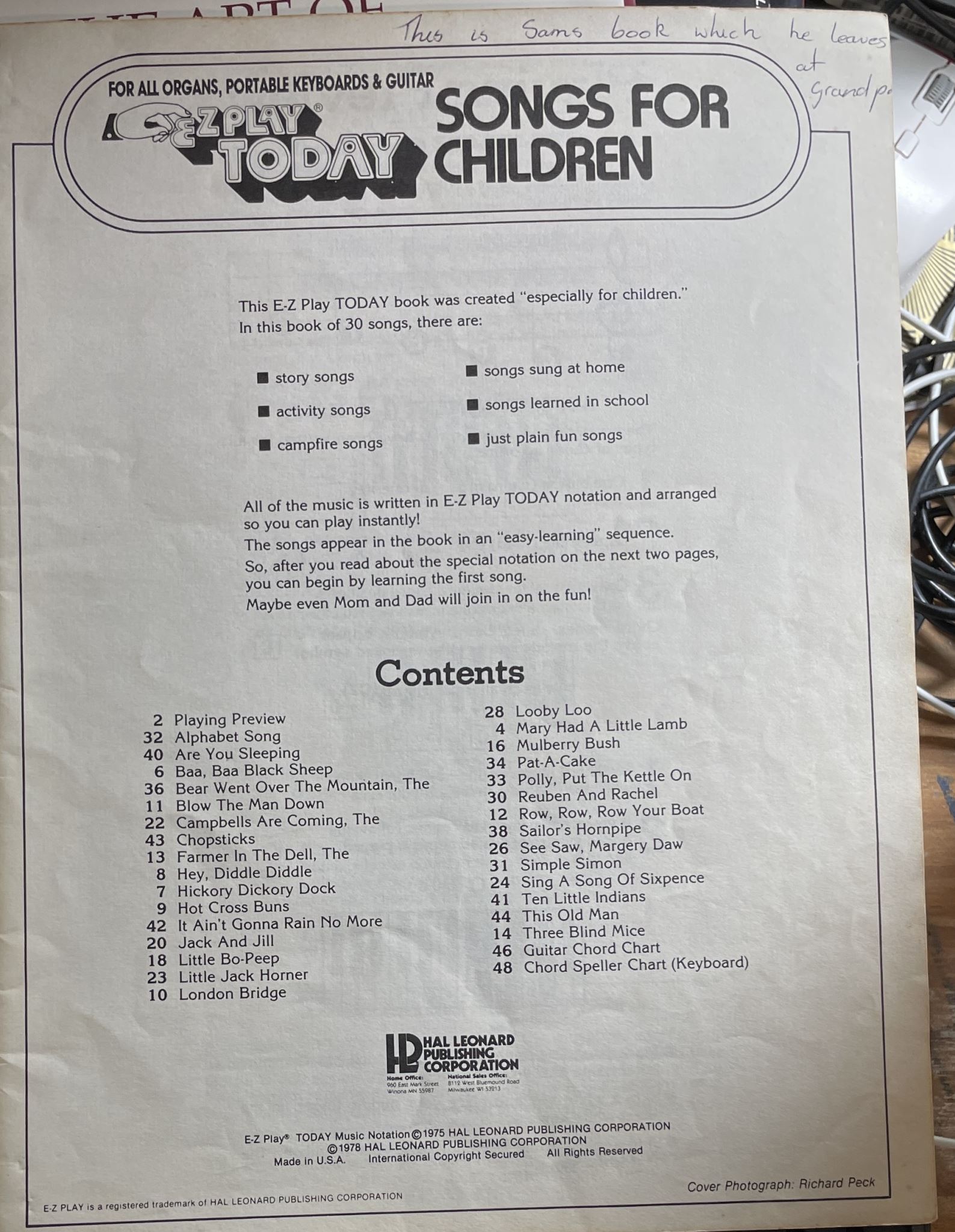 Ez-Play Today 89 Songs for Children