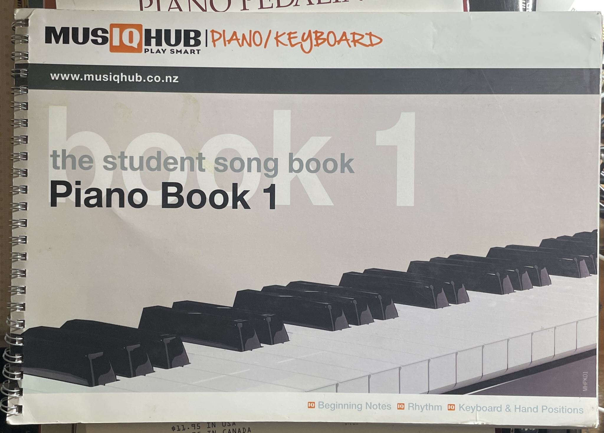 Musiqhub Guitar Student Song Book Piano Book 1