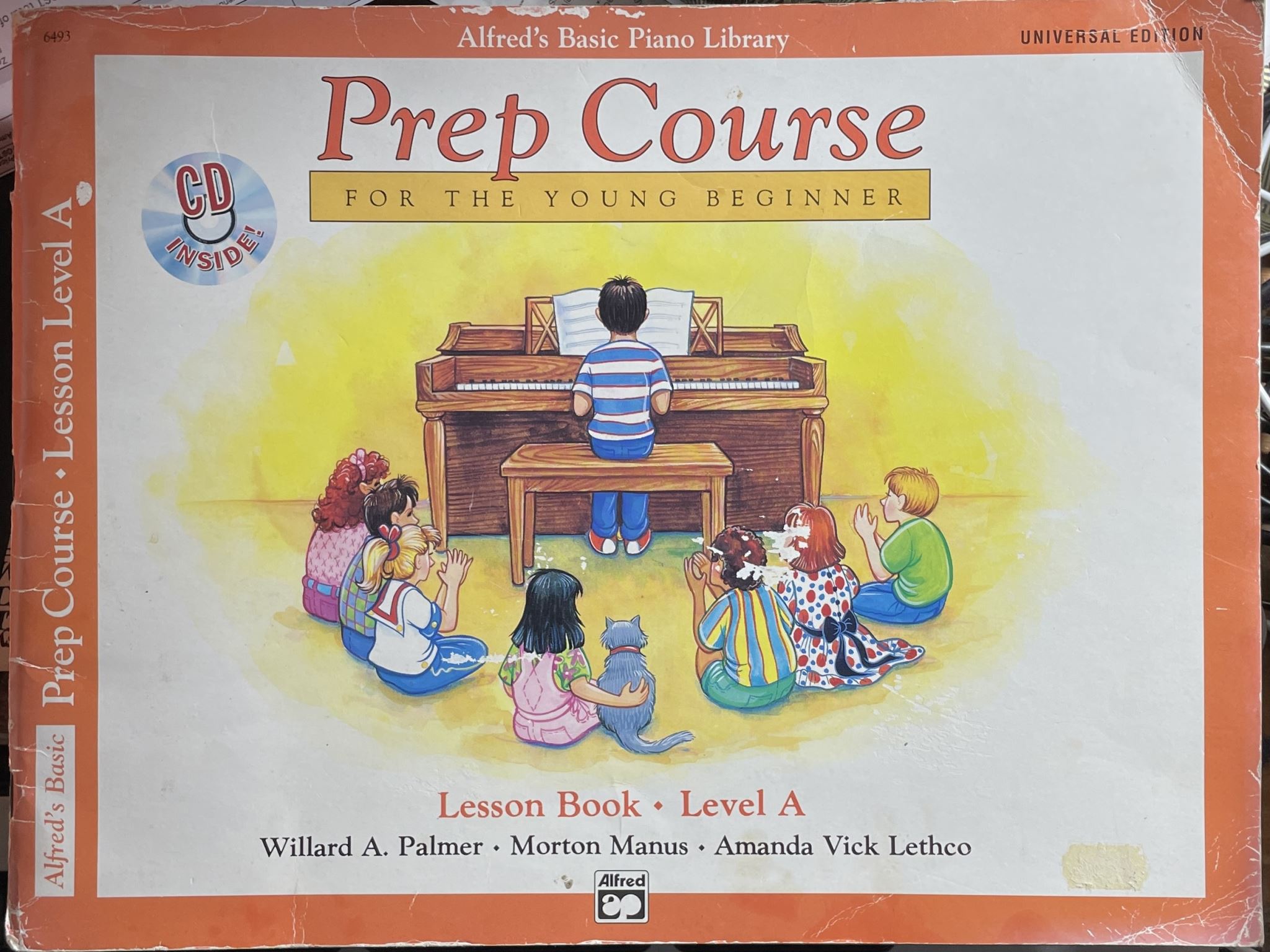Alfred's Basic Piano Prep Course for Young Beginner Lesson Book Level A with CD