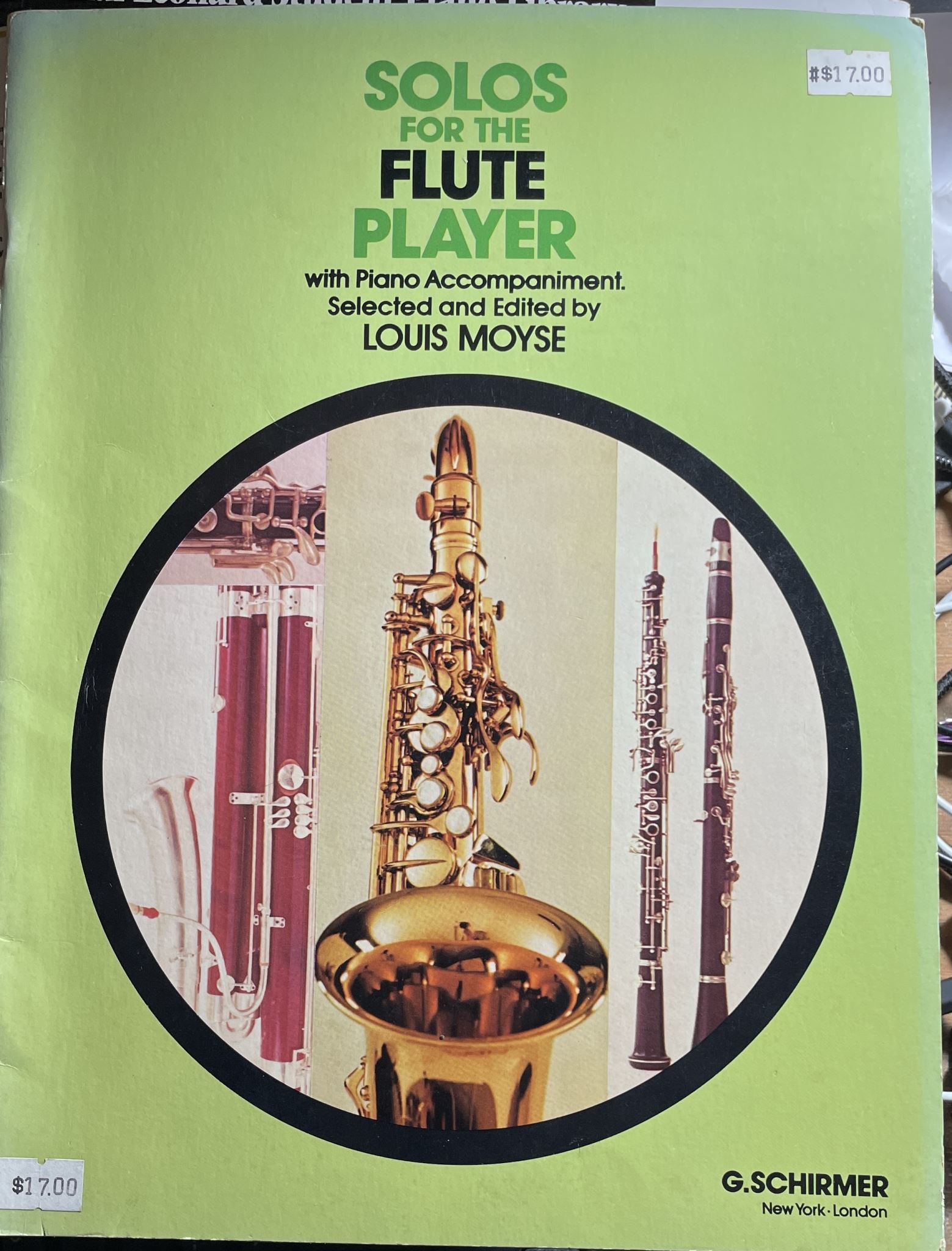 Solos for the Flute Player by Louis Moyse Piano Accompaniment