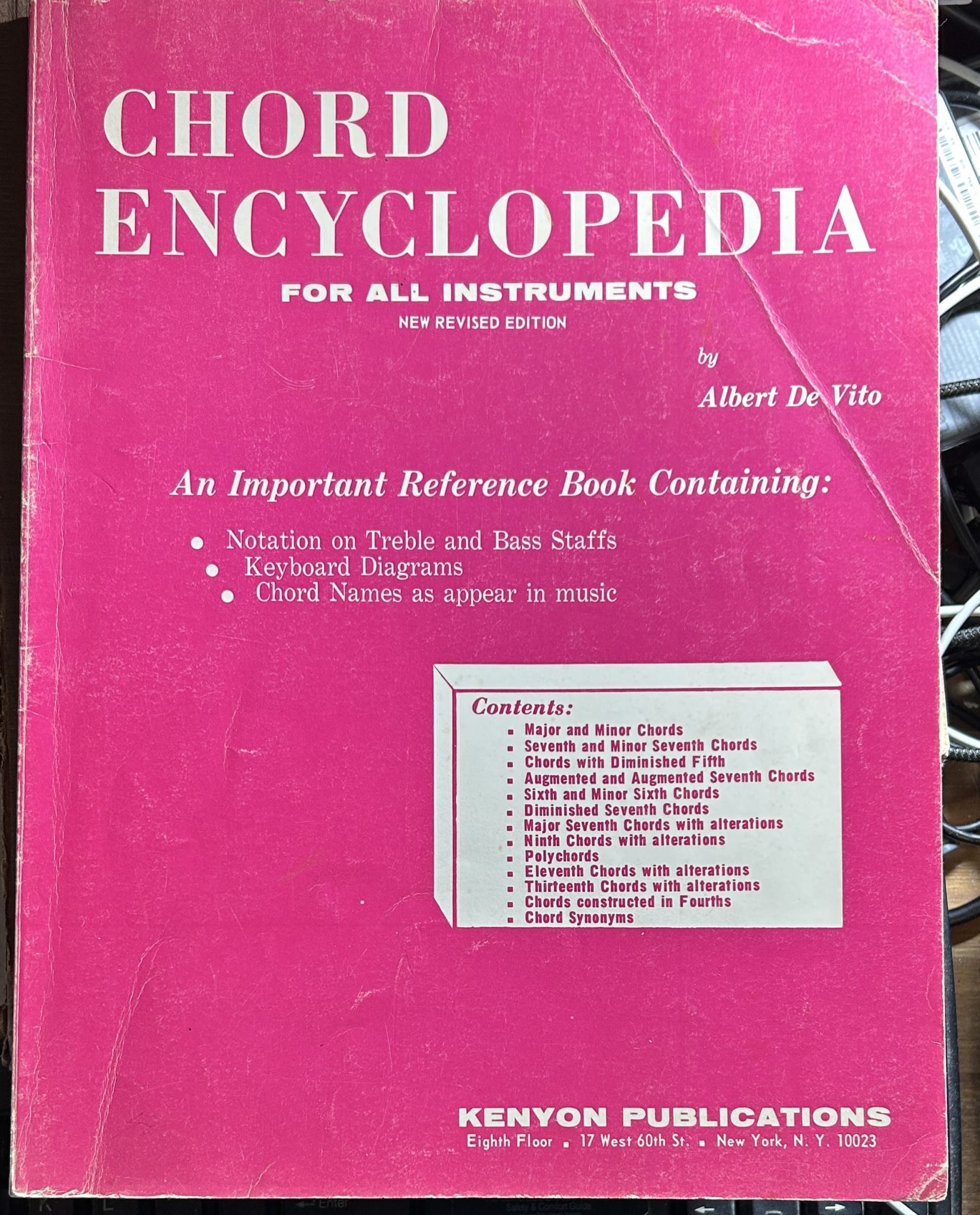 Chord Encyclopedia for All Instruments by Albert De Vito