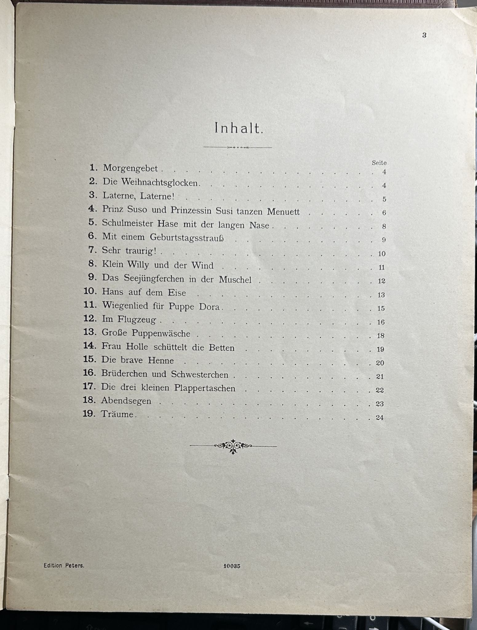 Im Kinderland 19 Stucke in fortschreitender Folge Walter Niemann Op 46