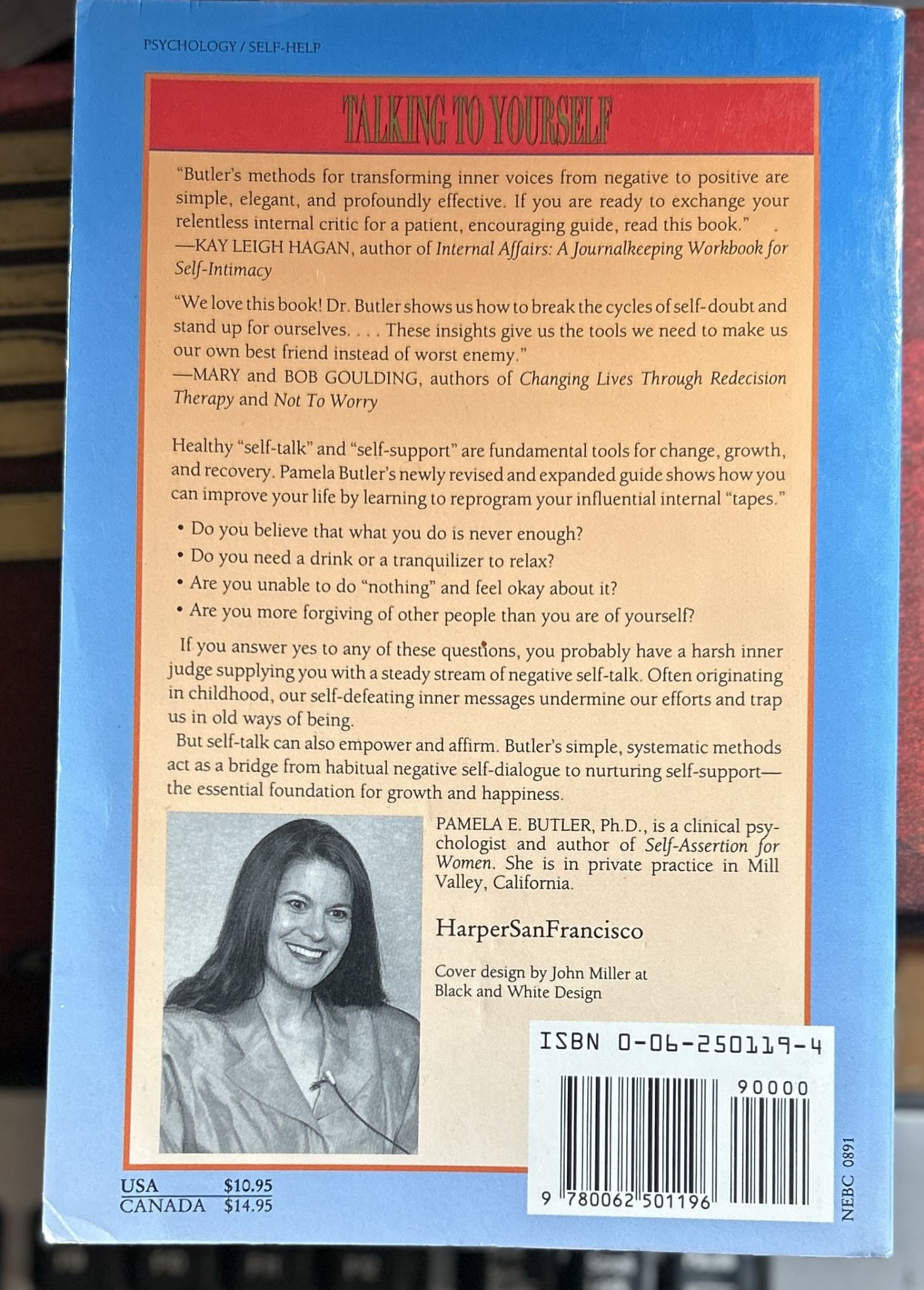 Talking to Yourself Learning the Language of Self-Affirmation By Pamela Butler