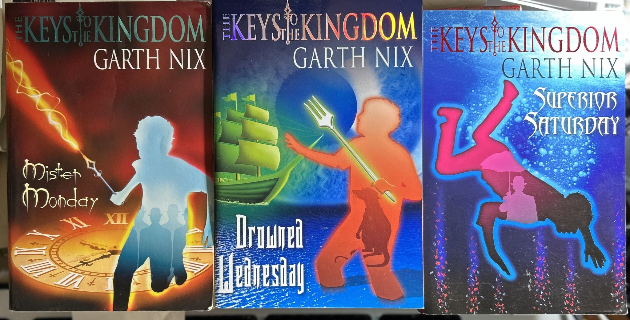 Keys of The Kingdom Mister Monday Drowned Wednesday Superior Saturday Garth Nix