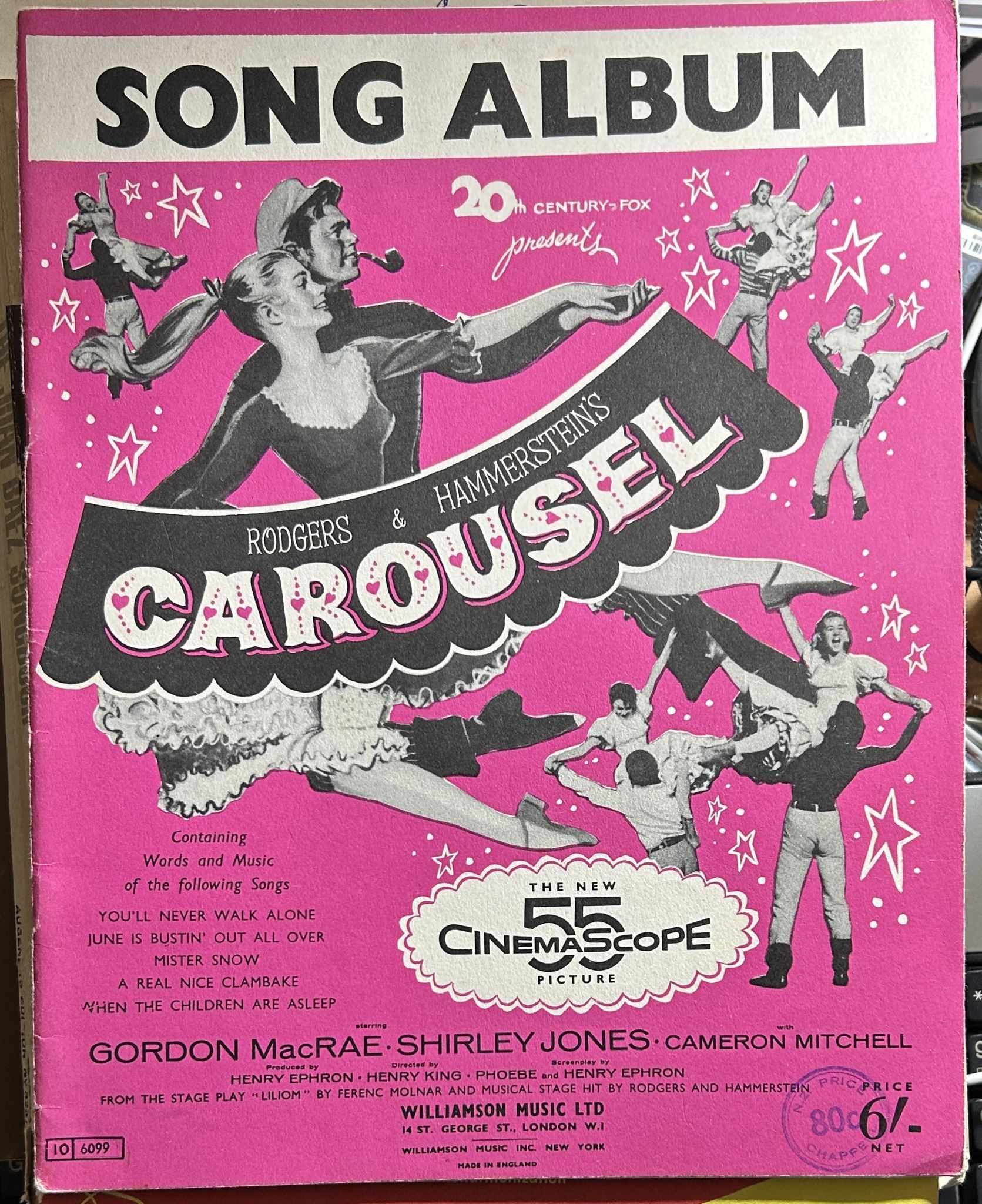 Carousel Song Album by Richard Rodgers Lyrics by Oscar Hammerstein