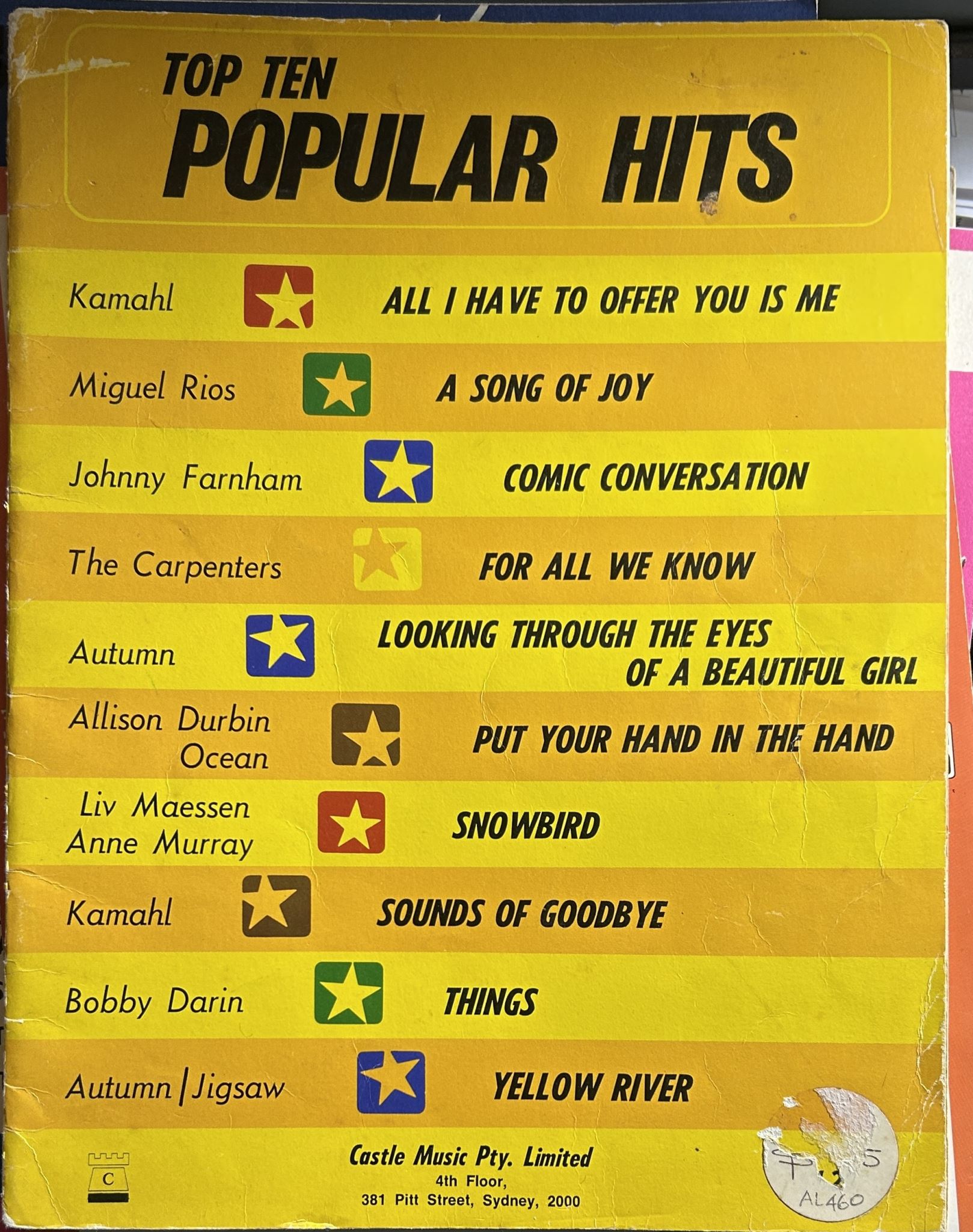 Top Ten Popular Hits