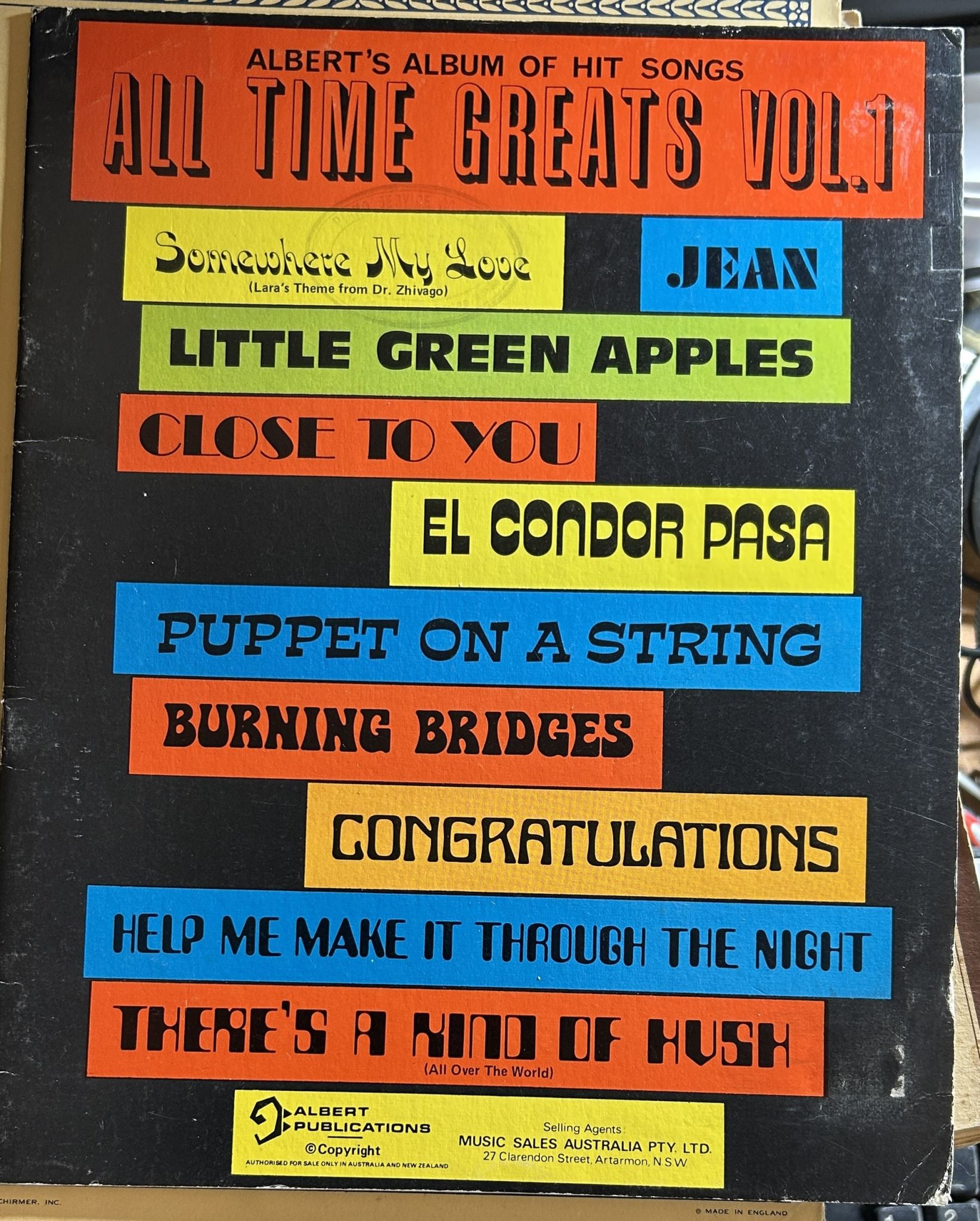 Albert's Album of Hit Songs All Time Greats Vol 1