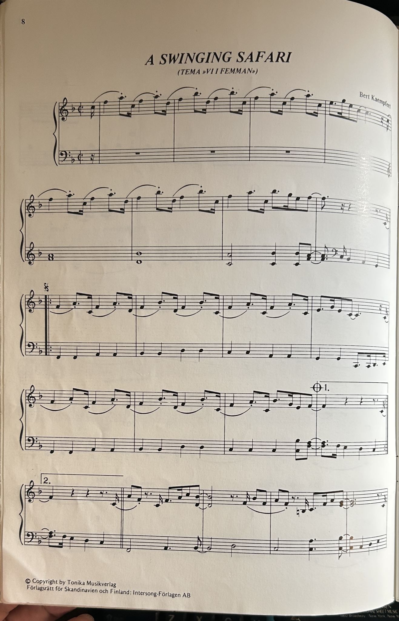 PianoPop 19 Svangiga Latar For Pedagogiskt Bruk by Lennart Brage