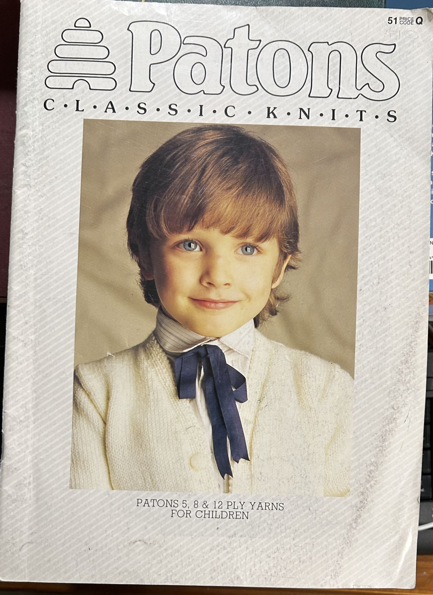Patons Classic Knits 51 Price Code Q Patons 5, 8 & 12 Ply Yarns for Children