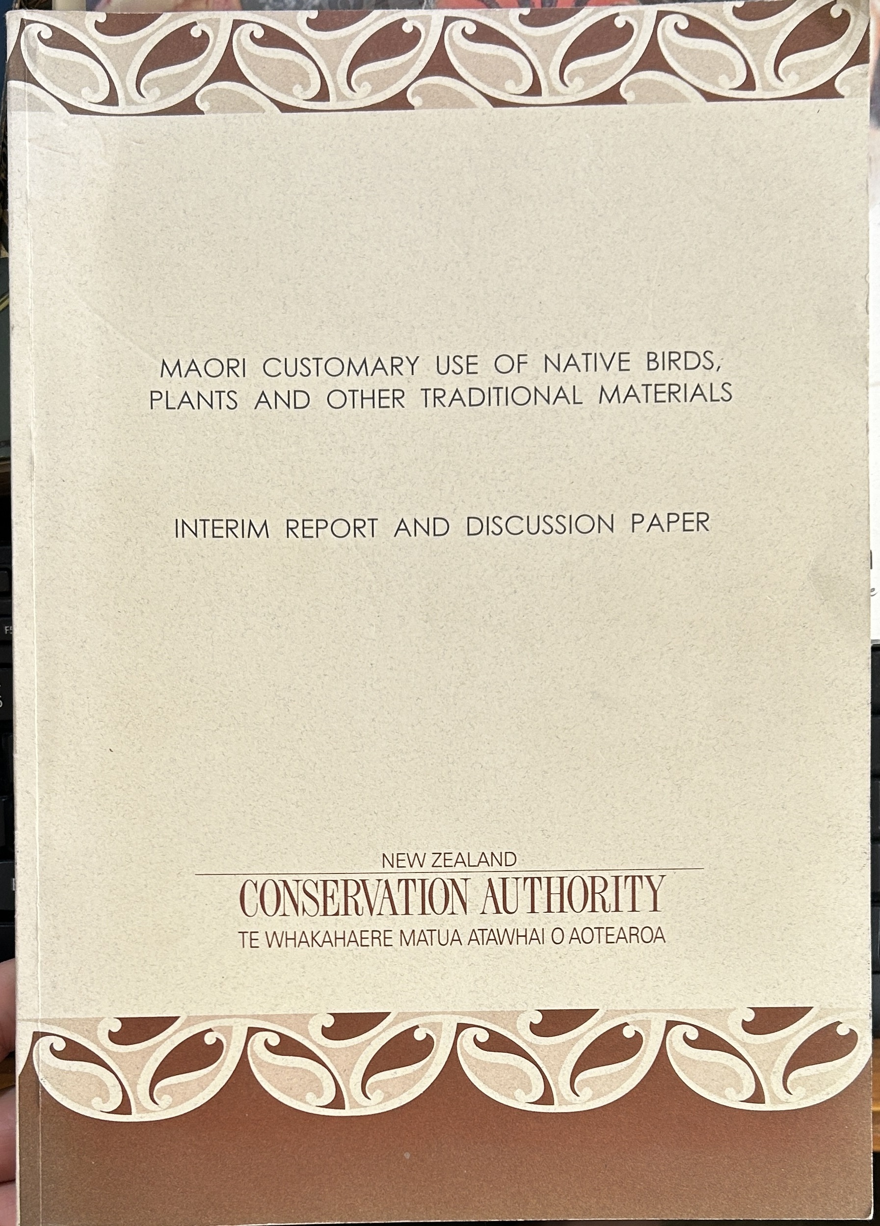 Maori Customary Use of Native Birds, Plants & Other Traditional Materials