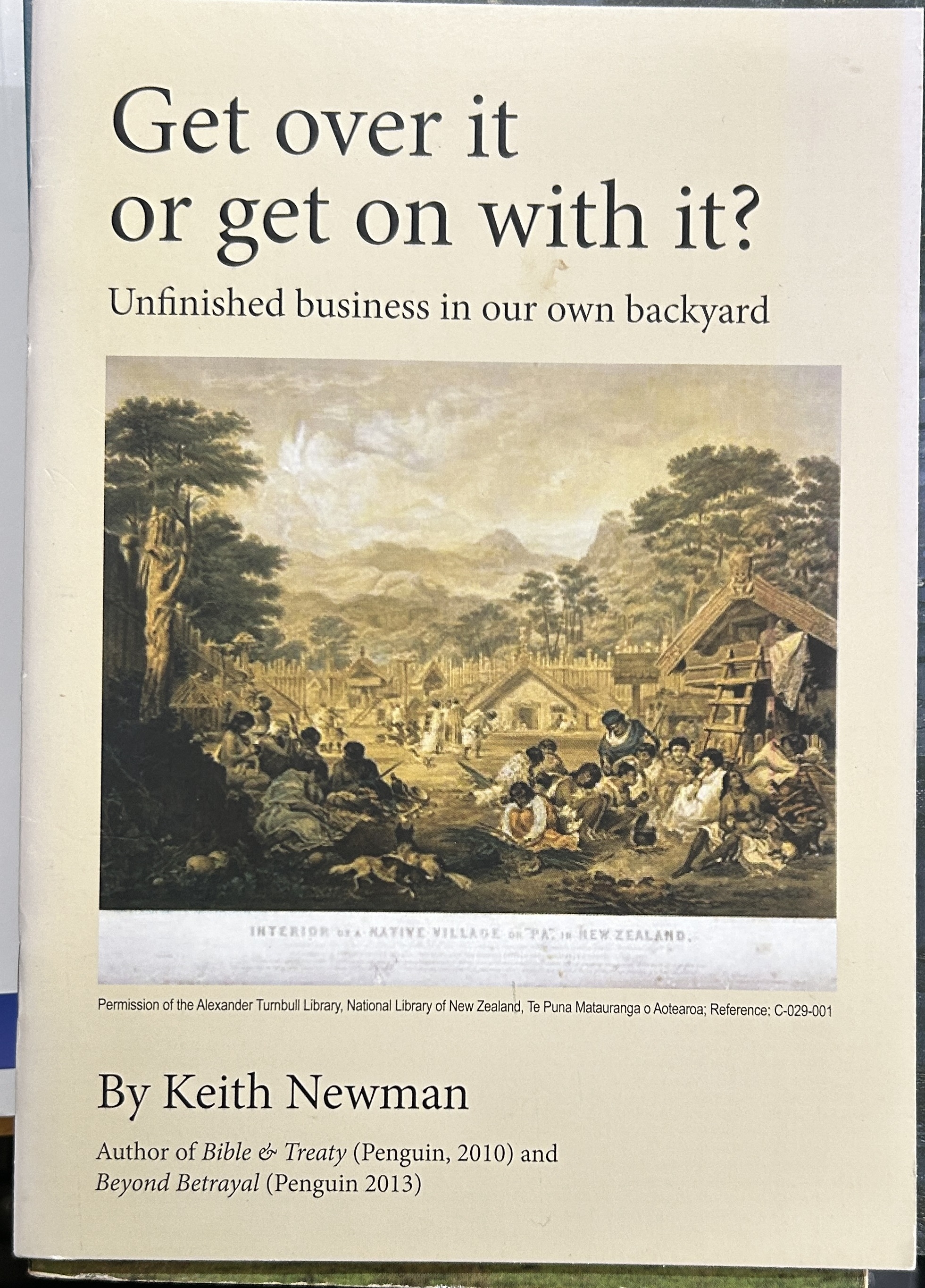 Get Over It Or Get on with It: Unfinished Business in Our Own Backyard