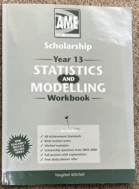 AME Scholarship Statistics and Modelling Workbook
